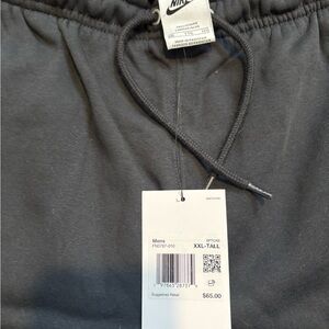 Nike Dark Gray Men's Sweatpants XXL Tall